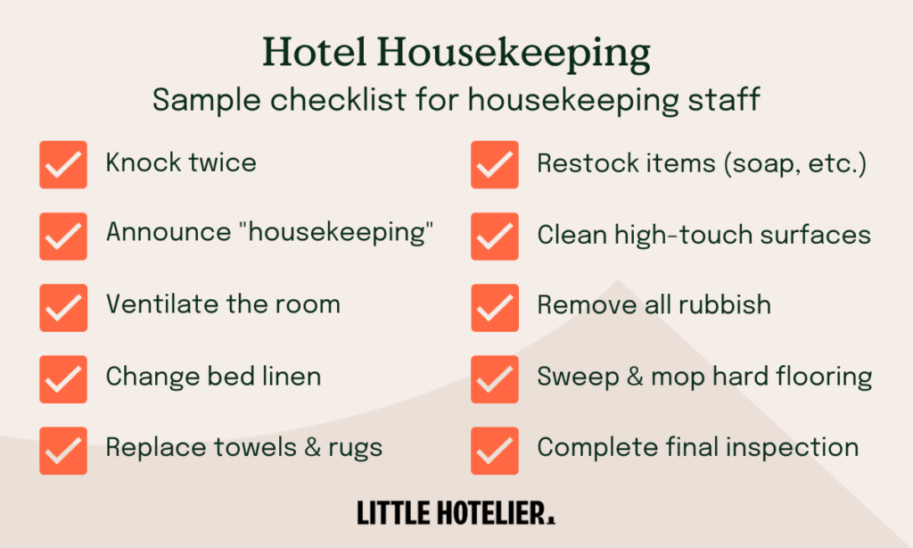 hotel housekeeping