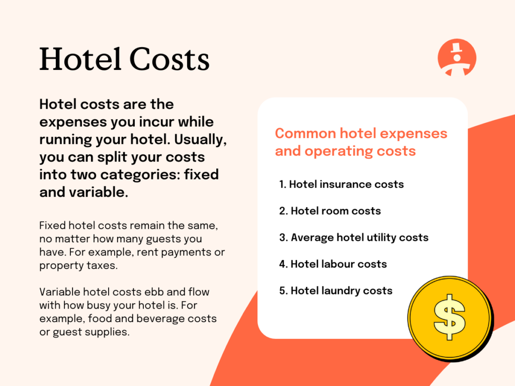 Image explaining hotel costs