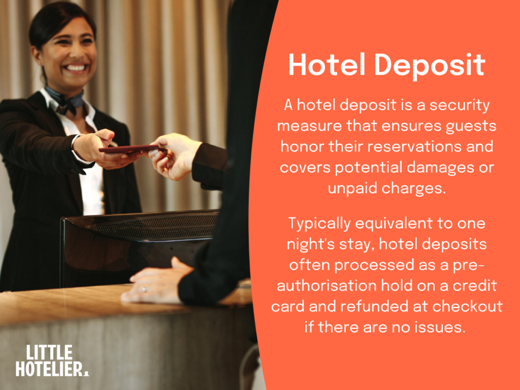 hotel deposit