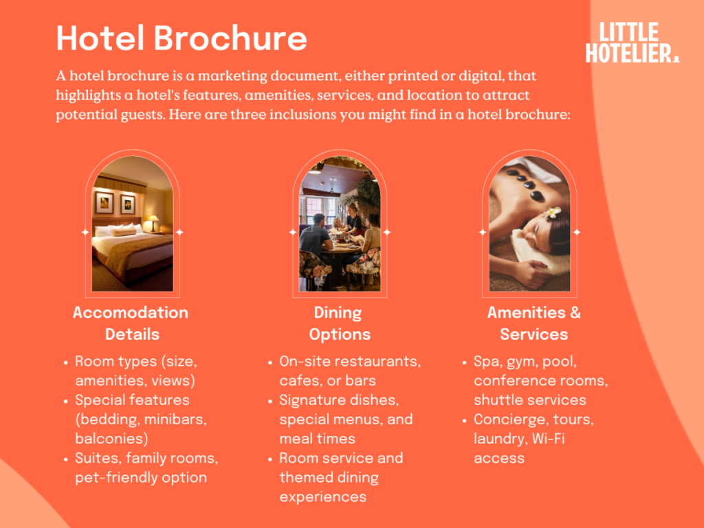 hotel brochure